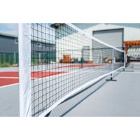 Portable 6.7m Pickleball Net Set – Heavy Duty Metal Frame with Wheels