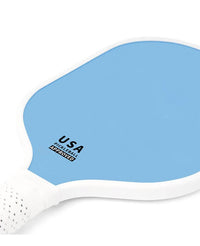 Dark Blue Fiberglass Pickleball Paddle Set - 2 Minimalist Paddles, 4 Balls, and Carry Bag for Outdoor Play